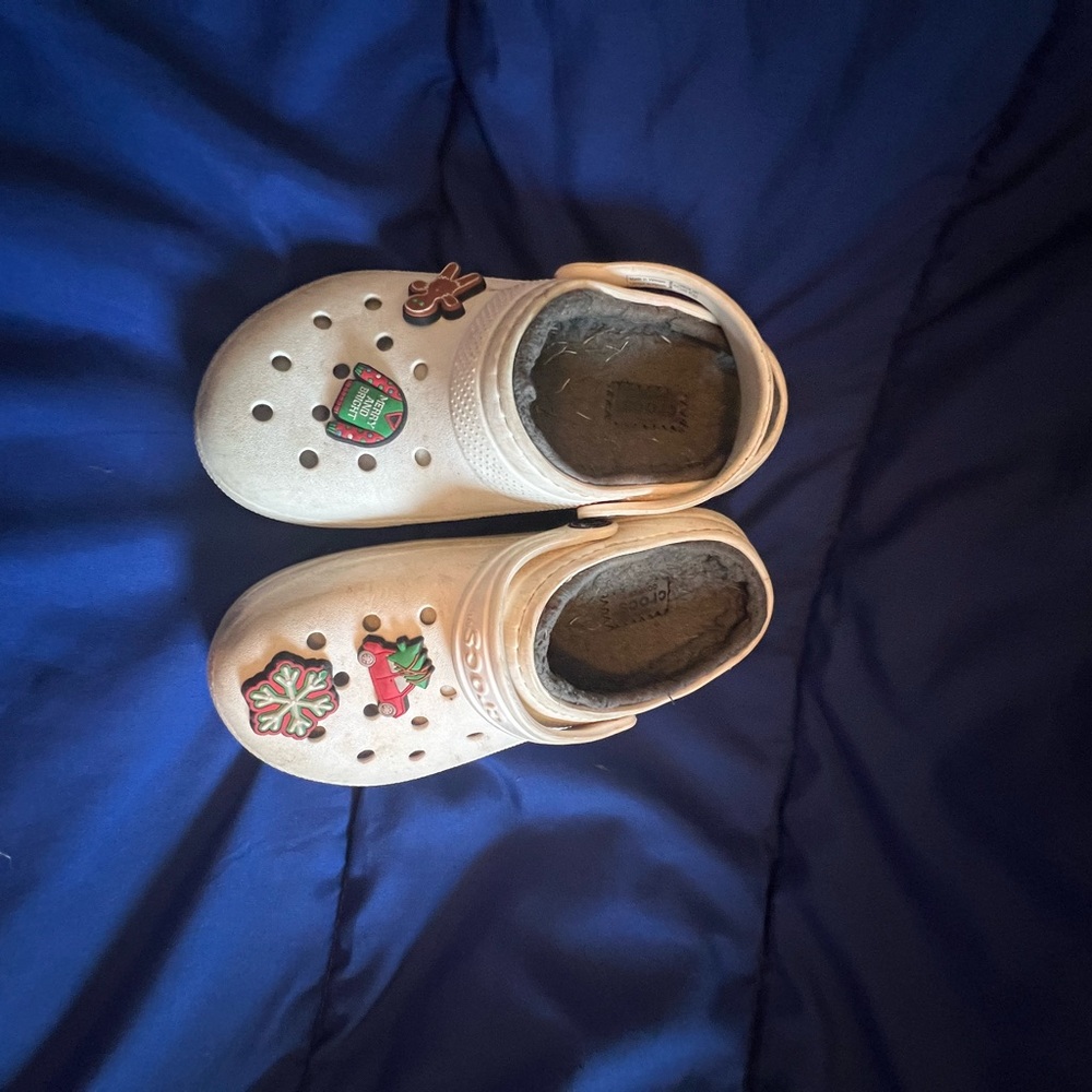 CROCS Kids' Beige Slippers